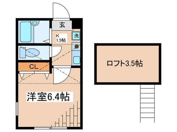 オレンジデイズの物件間取画像